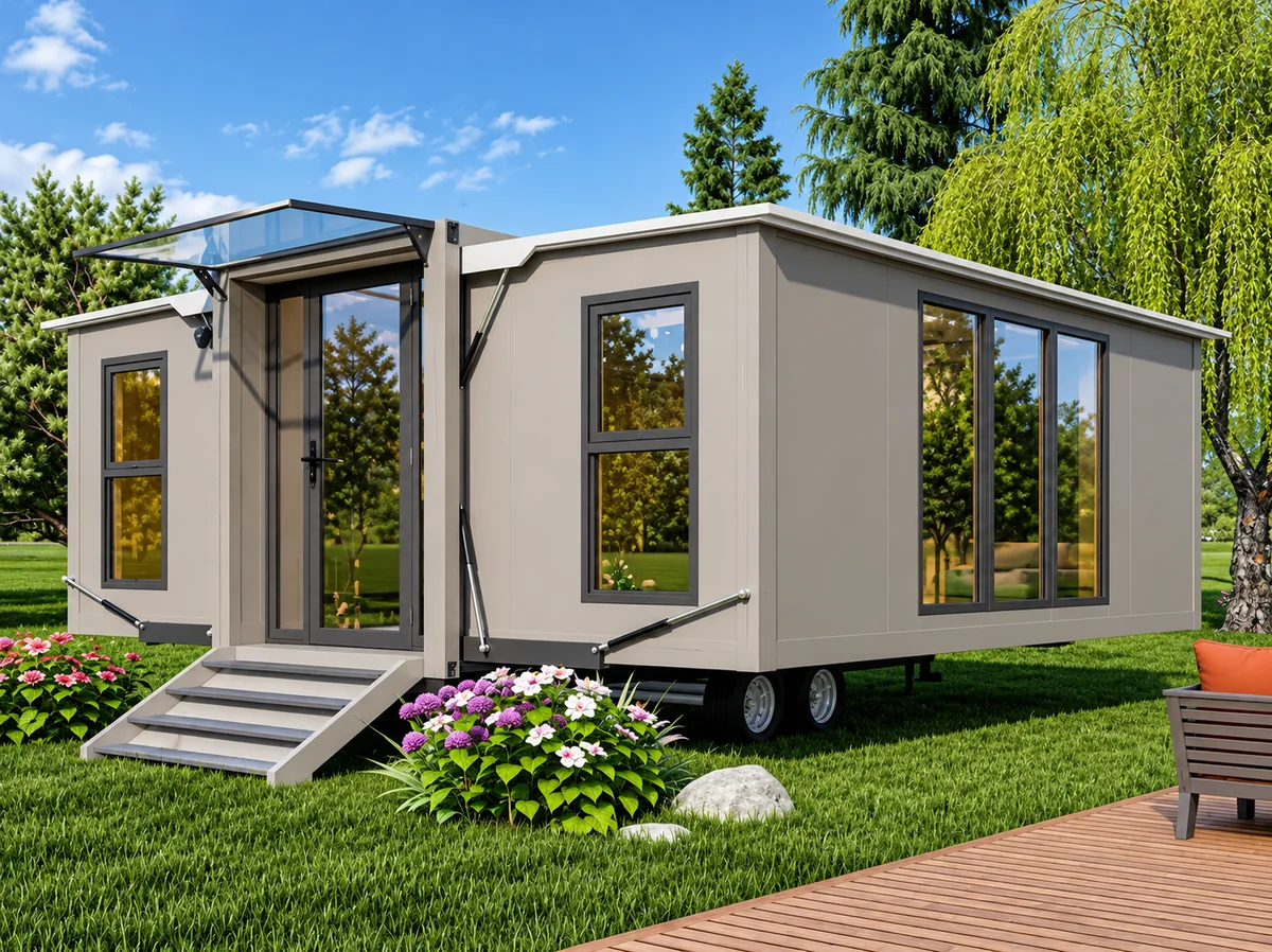 Trailer - Beige con flores